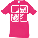 T-Shirts Hot Pink / 6 Months Fern Pane Infant Premium T-Shirt