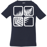 T-Shirts Navy / 6 Months Fern Pane Infant Premium T-Shirt