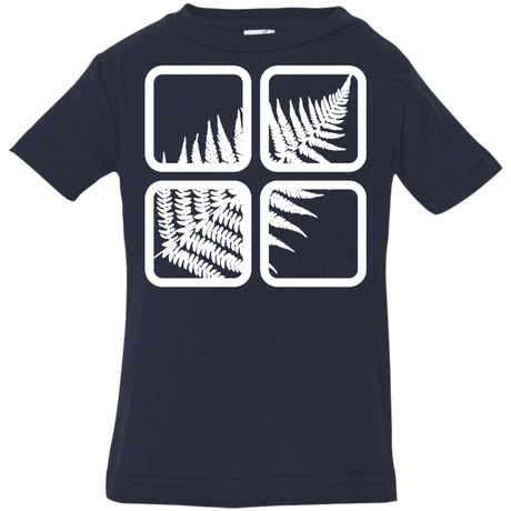 T-Shirts Navy / 6 Months Fern Pane Infant Premium T-Shirt