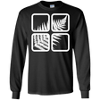 T-Shirts Black / S Fern Pane Men's Long Sleeve T-Shirt