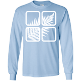 T-Shirts Light Blue / S Fern Pane Men's Long Sleeve T-Shirt