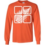 T-Shirts Orange / S Fern Pane Men's Long Sleeve T-Shirt