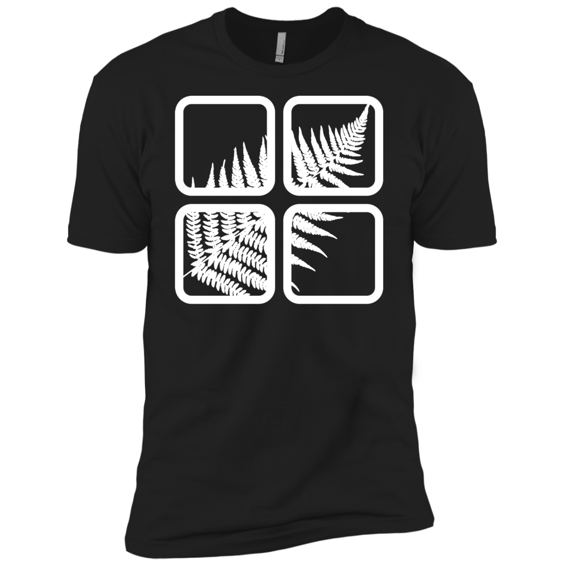 T-Shirts Black / X-Small Fern Pane Men's Premium T-Shirt