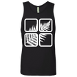 T-Shirts Black / S Fern Pane Men's Premium Tank Top