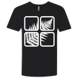 T-Shirts Black / X-Small Fern Pane Men's Premium V-Neck