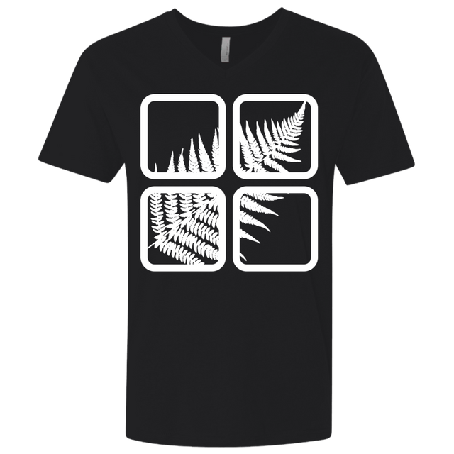 T-Shirts Black / X-Small Fern Pane Men's Premium V-Neck