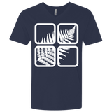 T-Shirts Midnight Navy / X-Small Fern Pane Men's Premium V-Neck