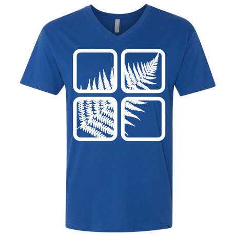 T-Shirts Royal / X-Small Fern Pane Men's Premium V-Neck