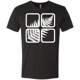 T-Shirts Vintage Black / S Fern Pane Men's Triblend T-Shirt