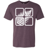 T-Shirts Vintage Purple / S Fern Pane Men's Triblend T-Shirt