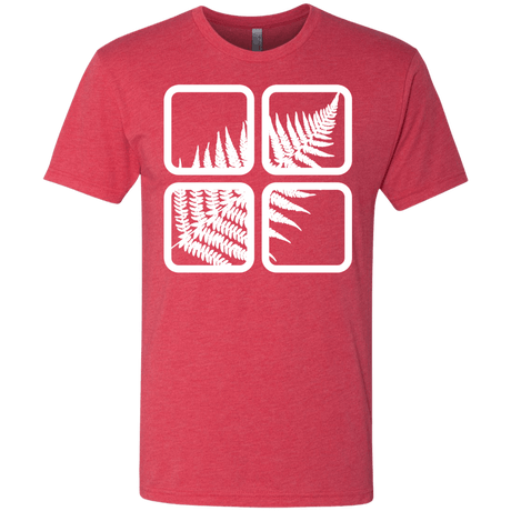 T-Shirts Vintage Red / S Fern Pane Men's Triblend T-Shirt