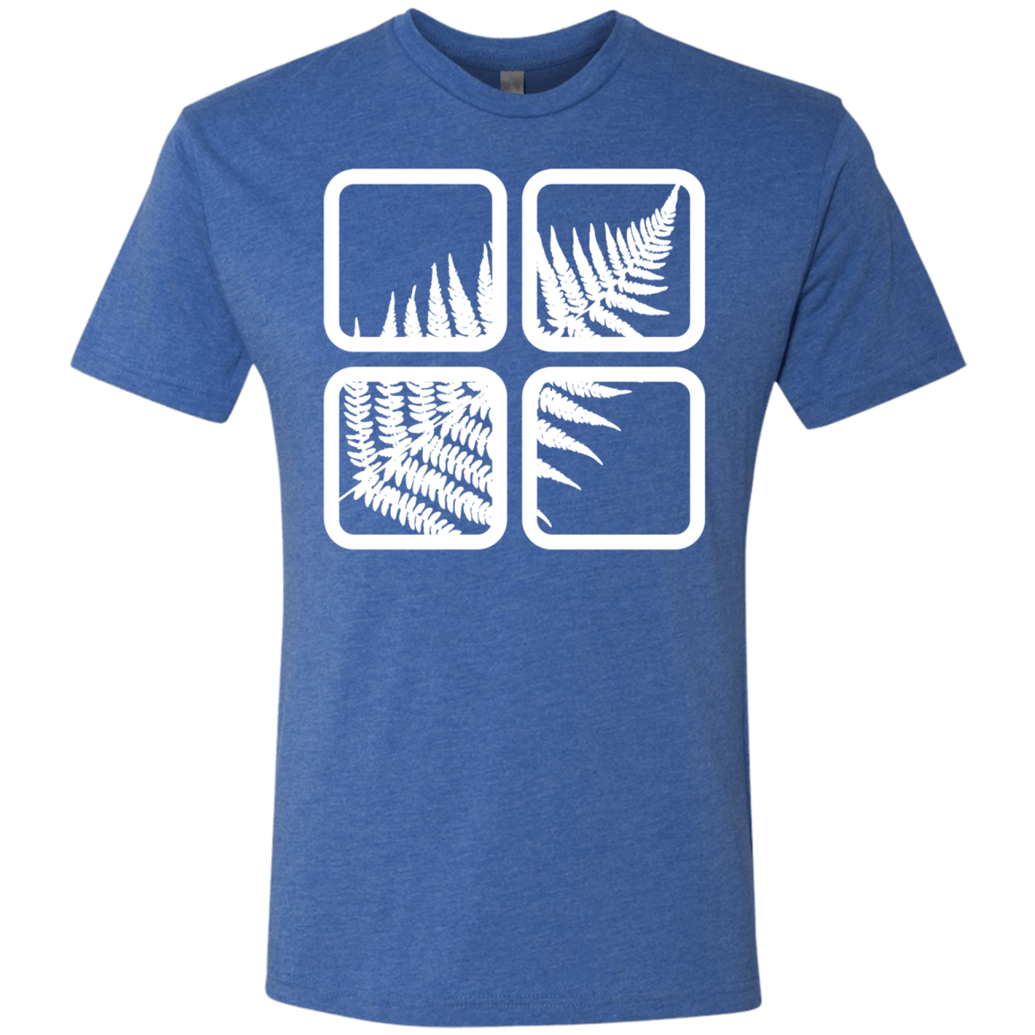 T-Shirts Vintage Royal / S Fern Pane Men's Triblend T-Shirt