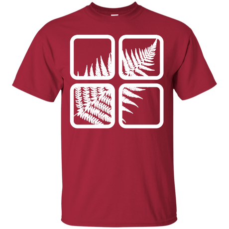 T-Shirts Cardinal / S Fern Pane T-Shirt