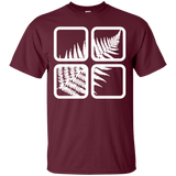 T-Shirts Maroon / S Fern Pane T-Shirt