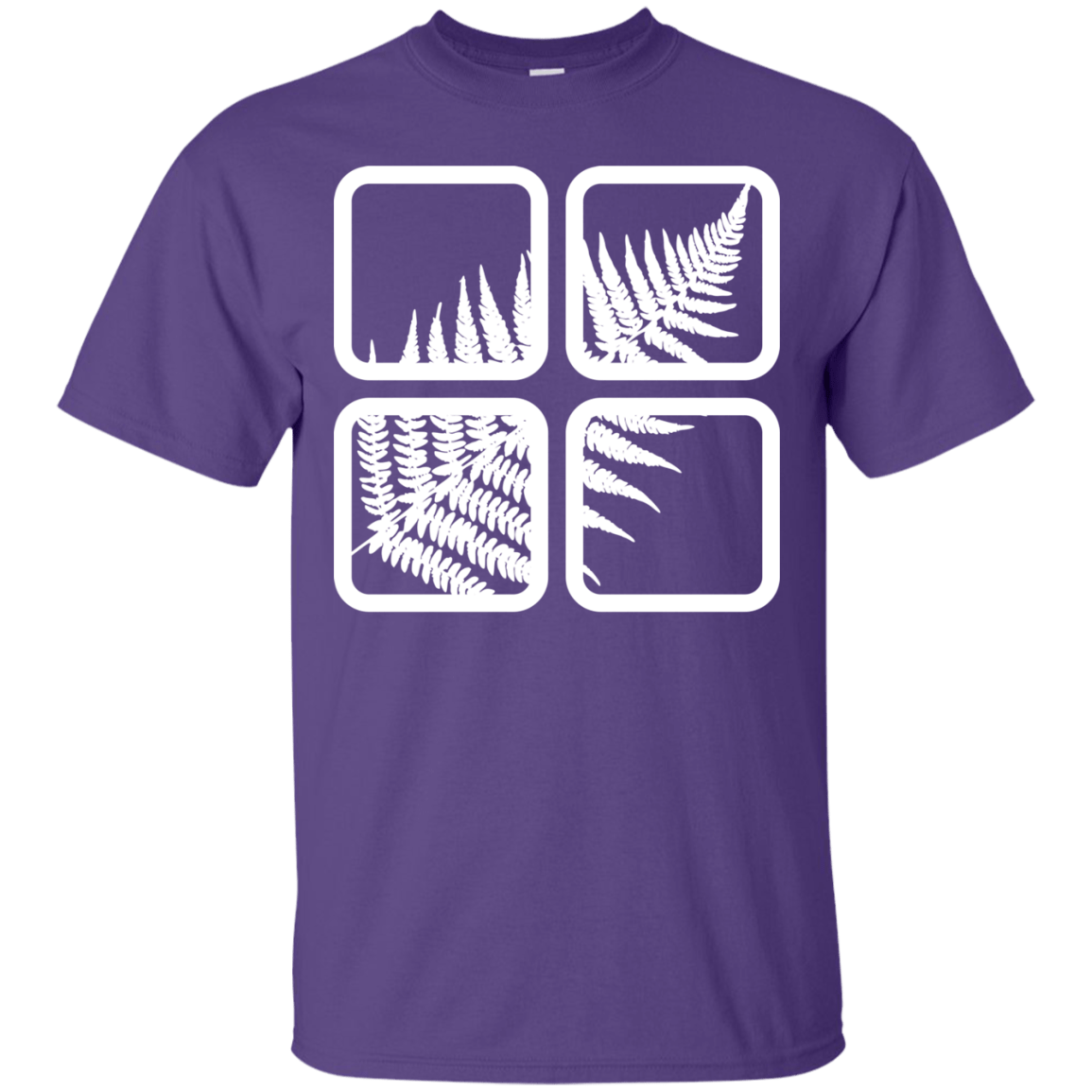 T-Shirts Purple / S Fern Pane T-Shirt