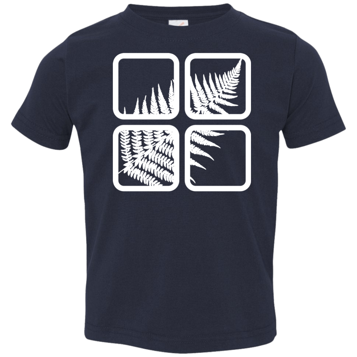 T-Shirts Navy / 2T Fern Pane Toddler Premium T-Shirt