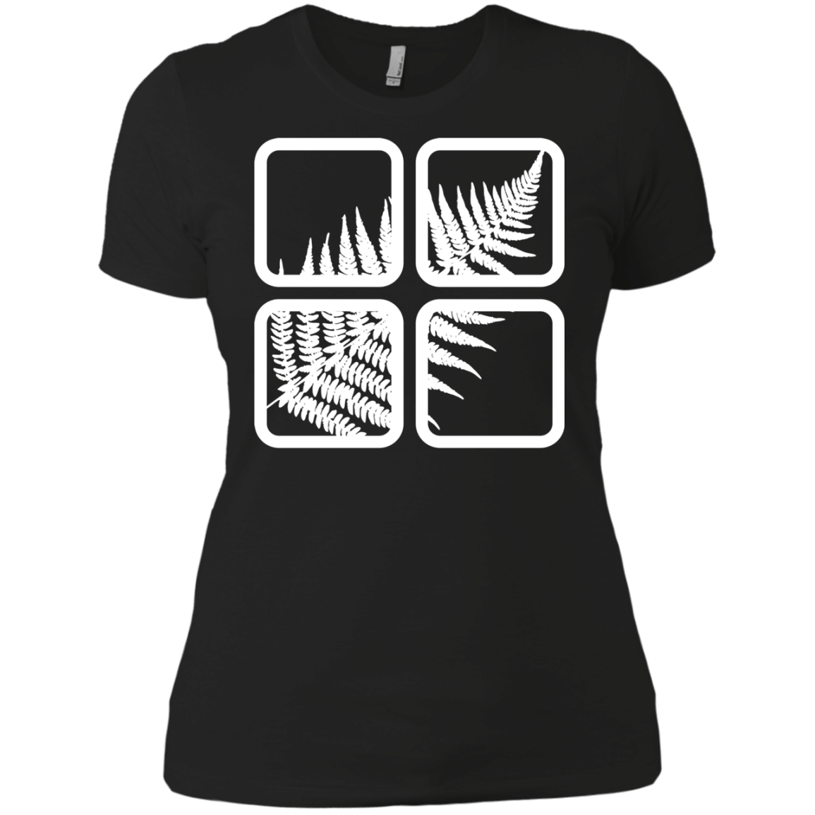 T-Shirts Black / X-Small Fern Pane Women's Premium T-Shirt
