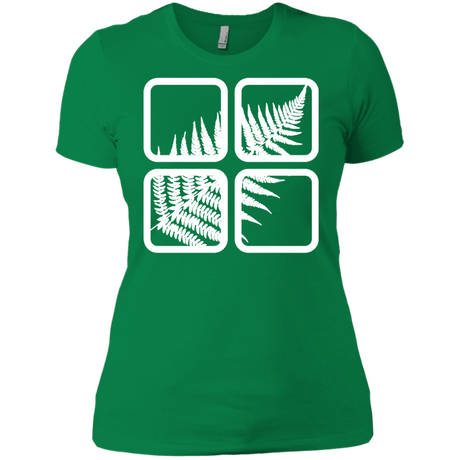 T-Shirts Kelly Green / X-Small Fern Pane Women's Premium T-Shirt