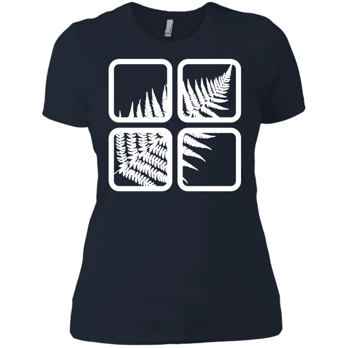T-Shirts Midnight Navy / X-Small Fern Pane Women's Premium T-Shirt