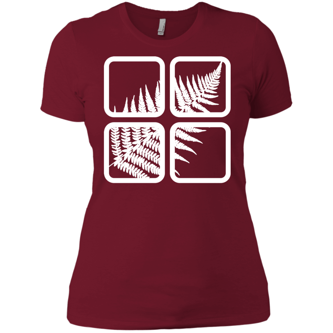 T-Shirts Scarlet / X-Small Fern Pane Women's Premium T-Shirt