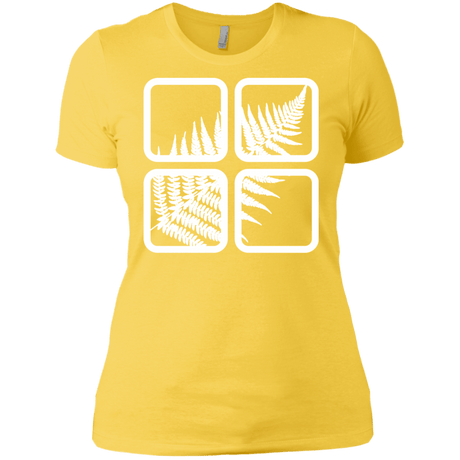 T-Shirts Vibrant Yellow / X-Small Fern Pane Women's Premium T-Shirt
