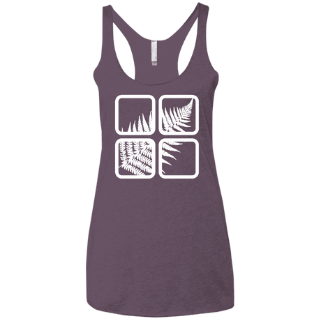T-Shirts Vintage Purple / X-Small Fern Pane Women's Triblend Racerback Tank