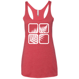 T-Shirts Vintage Red / X-Small Fern Pane Women's Triblend Racerback Tank