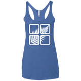 T-Shirts Vintage Royal / X-Small Fern Pane Women's Triblend Racerback Tank