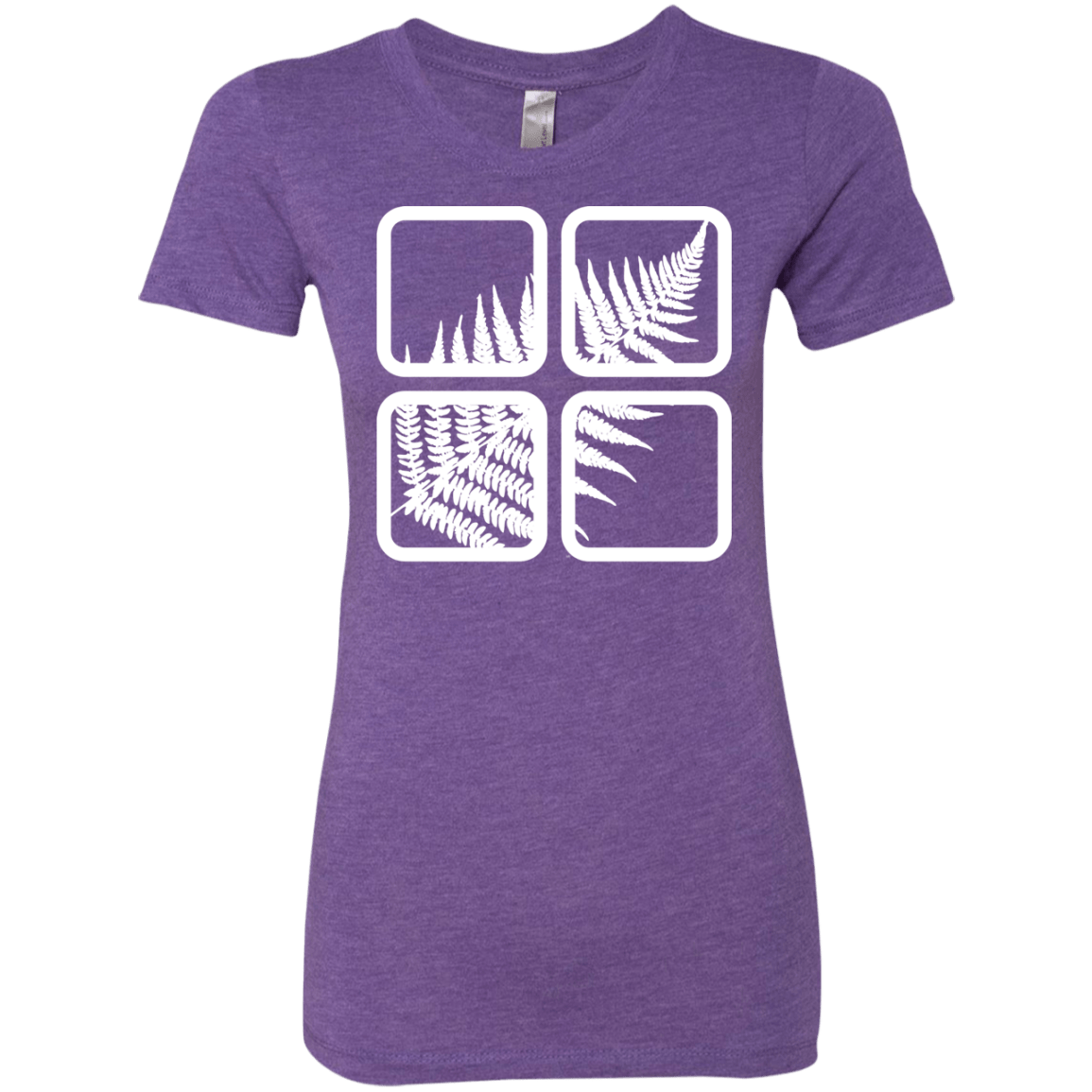 T-Shirts Purple Rush / S Fern Pane Women's Triblend T-Shirt