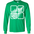T-Shirts Irish Green / YS Fern Pane Youth Long Sleeve T-Shirt