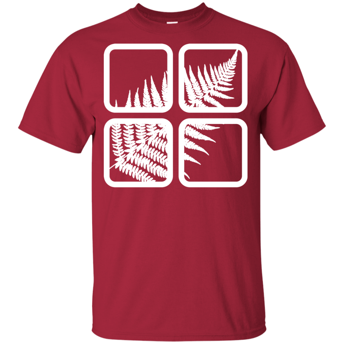 T-Shirts Cardinal / YXS Fern Pane Youth T-Shirt