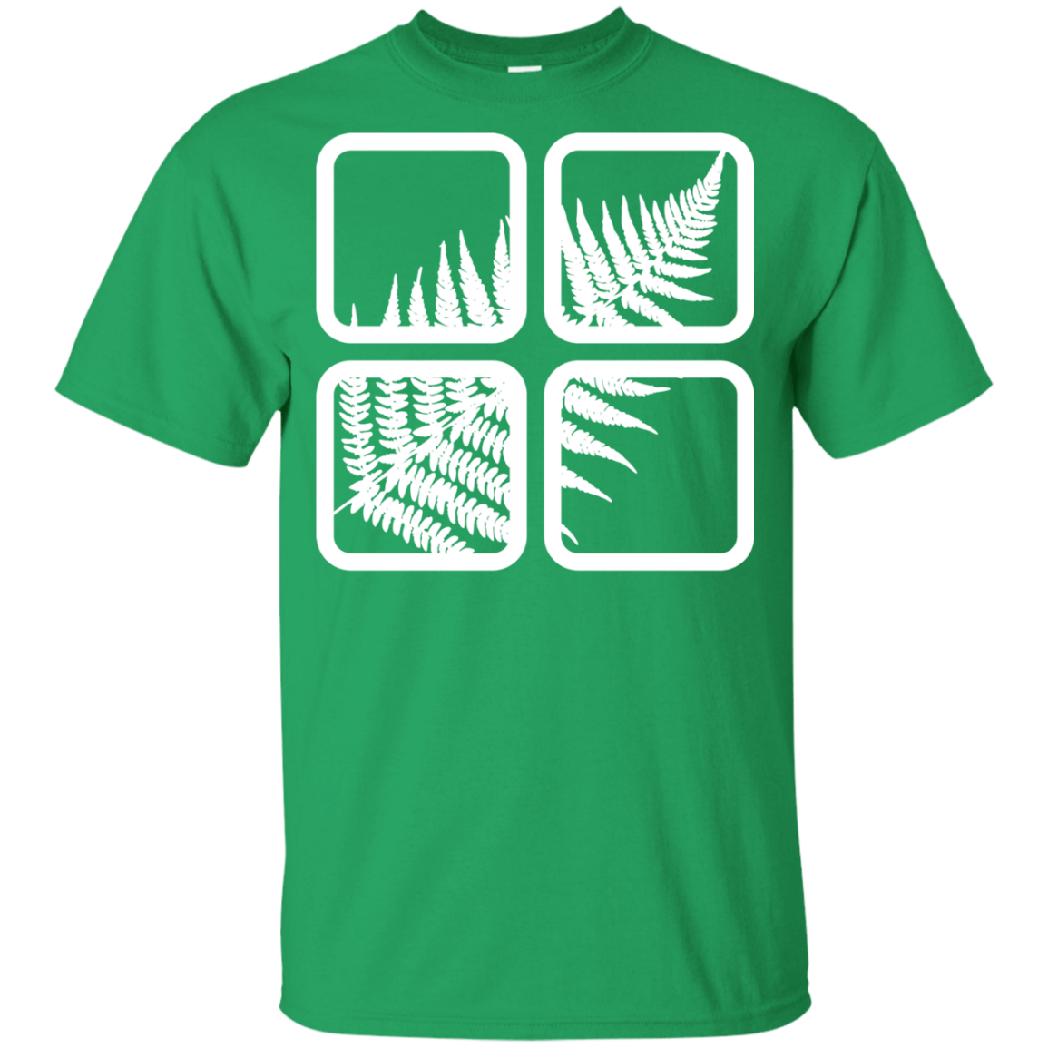 T-Shirts Irish Green / YXS Fern Pane Youth T-Shirt