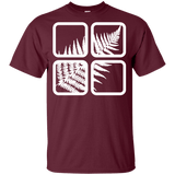 T-Shirts Maroon / YXS Fern Pane Youth T-Shirt