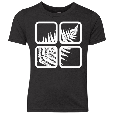 T-Shirts Vintage Black / YXS Fern Pane Youth Triblend T-Shirt