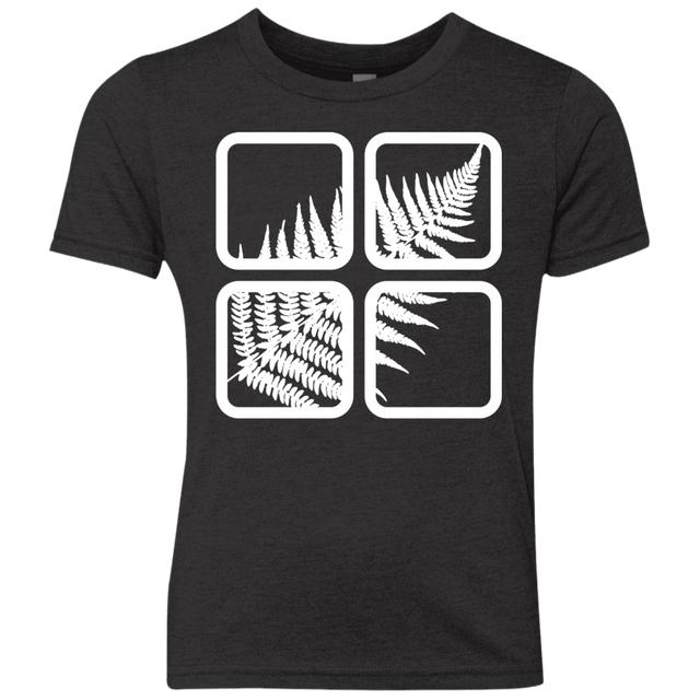 T-Shirts Vintage Black / YXS Fern Pane Youth Triblend T-Shirt