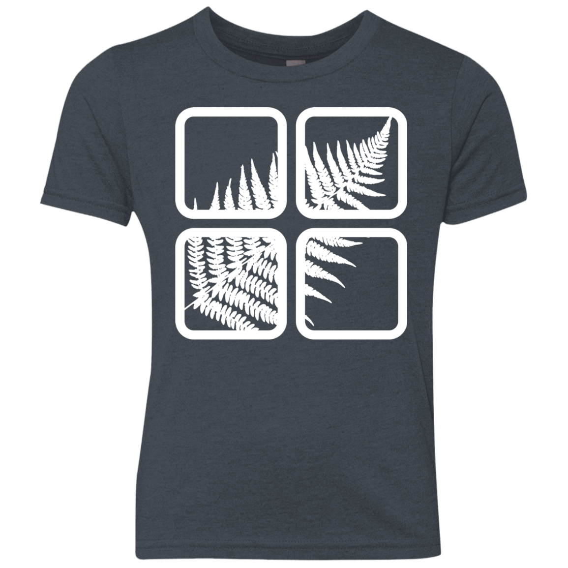 T-Shirts Vintage Navy / YXS Fern Pane Youth Triblend T-Shirt