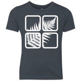 T-Shirts Vintage Navy / YXS Fern Pane Youth Triblend T-Shirt