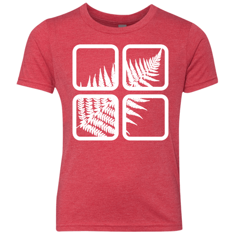 T-Shirts Vintage Red / YXS Fern Pane Youth Triblend T-Shirt