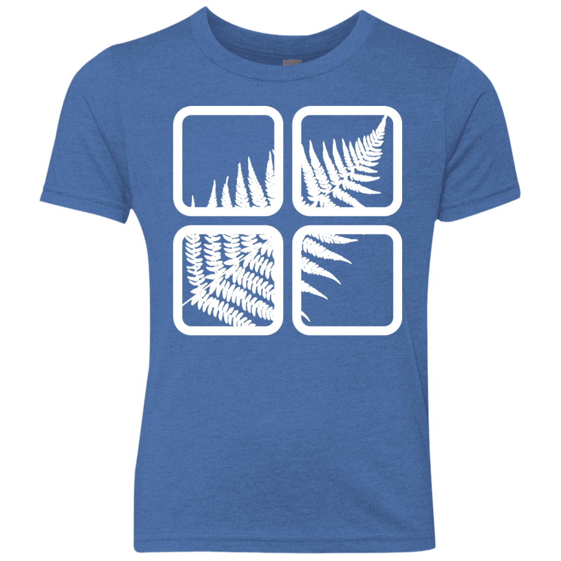T-Shirts Vintage Royal / YXS Fern Pane Youth Triblend T-Shirt