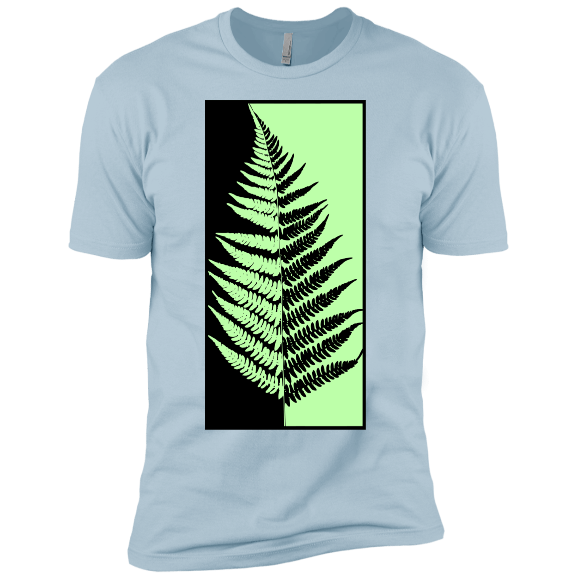 T-Shirts Light Blue / YXS Fern Press Boys Premium T-Shirt
