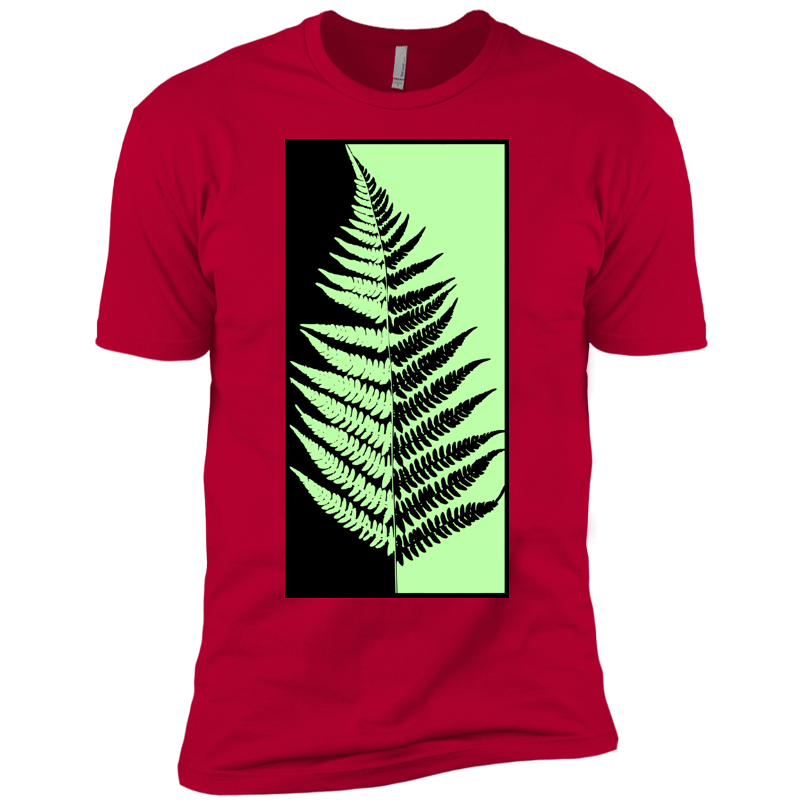 T-Shirts Red / YXS Fern Press Boys Premium T-Shirt