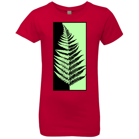 T-Shirts Red / YXS Fern Press Girls Premium T-Shirt