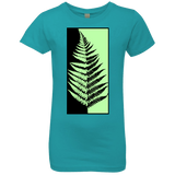 T-Shirts Tahiti Blue / YXS Fern Press Girls Premium T-Shirt