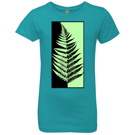 T-Shirts Tahiti Blue / YXS Fern Press Girls Premium T-Shirt