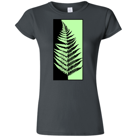 T-Shirts Charcoal / S Fern Press Junior Slimmer-Fit T-Shirt