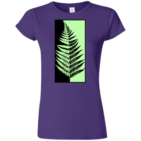 T-Shirts Purple / S Fern Press Junior Slimmer-Fit T-Shirt