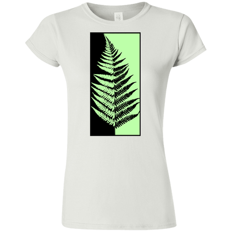 T-Shirts White / S Fern Press Junior Slimmer-Fit T-Shirt