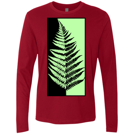 T-Shirts Cardinal / S Fern Press Men's Premium Long Sleeve