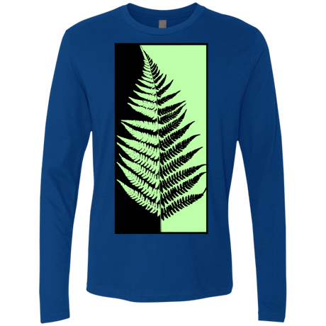 T-Shirts Royal / S Fern Press Men's Premium Long Sleeve