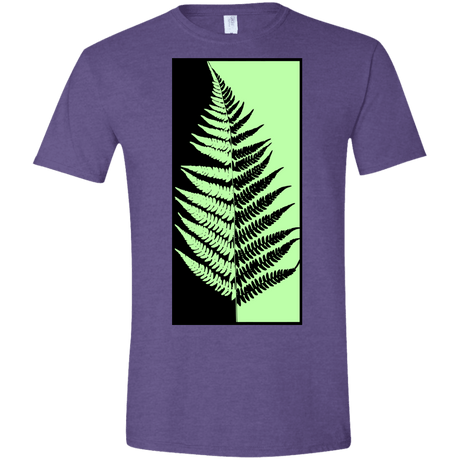 T-Shirts Heather Purple / S Fern Press Men's Semi-Fitted Softstyle